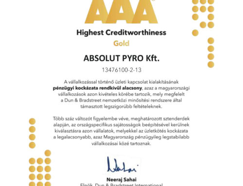 AAA Highest Creditworthiness Gold – Dun&Bradstreet